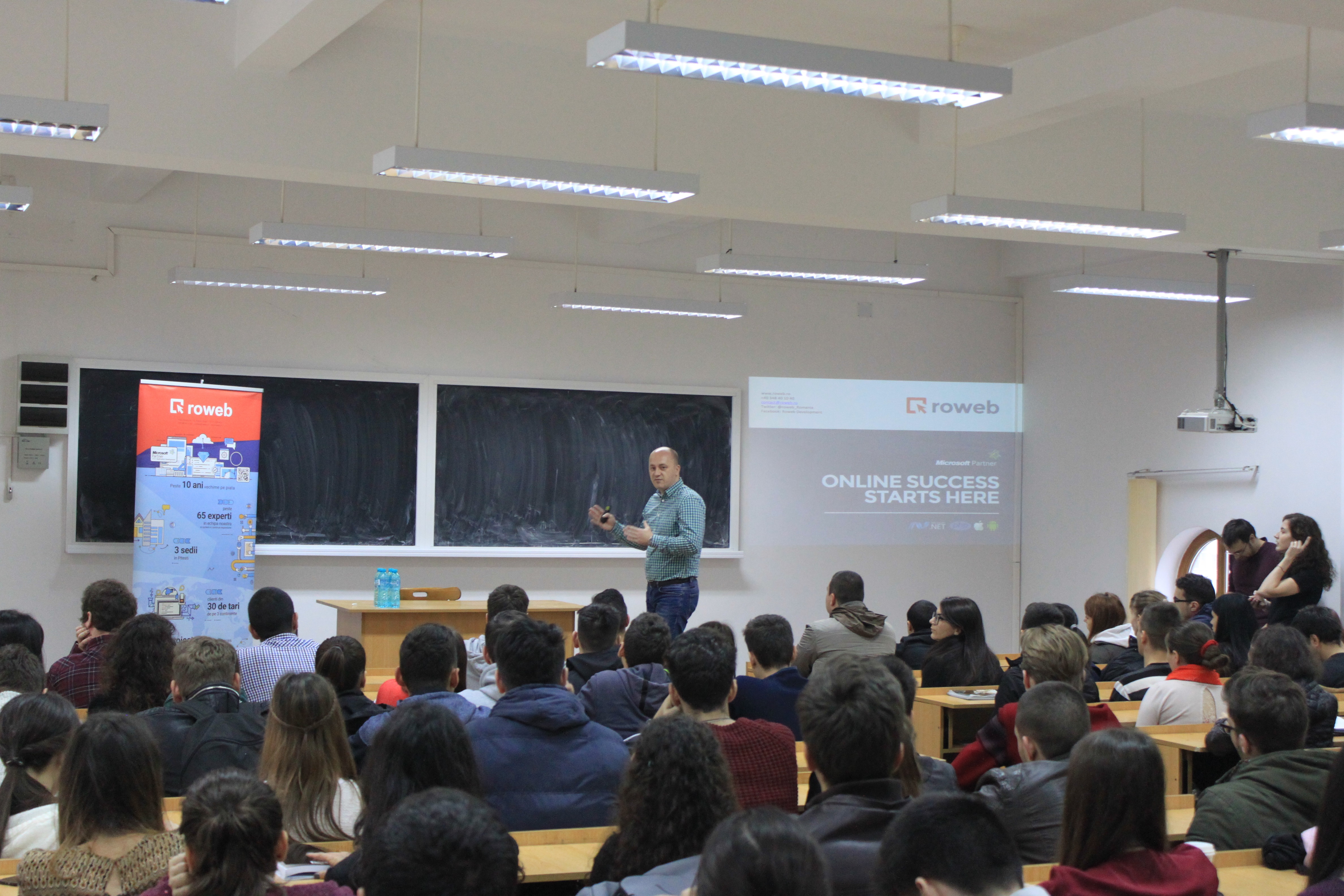 First meeting with the students in Craiova - Blog