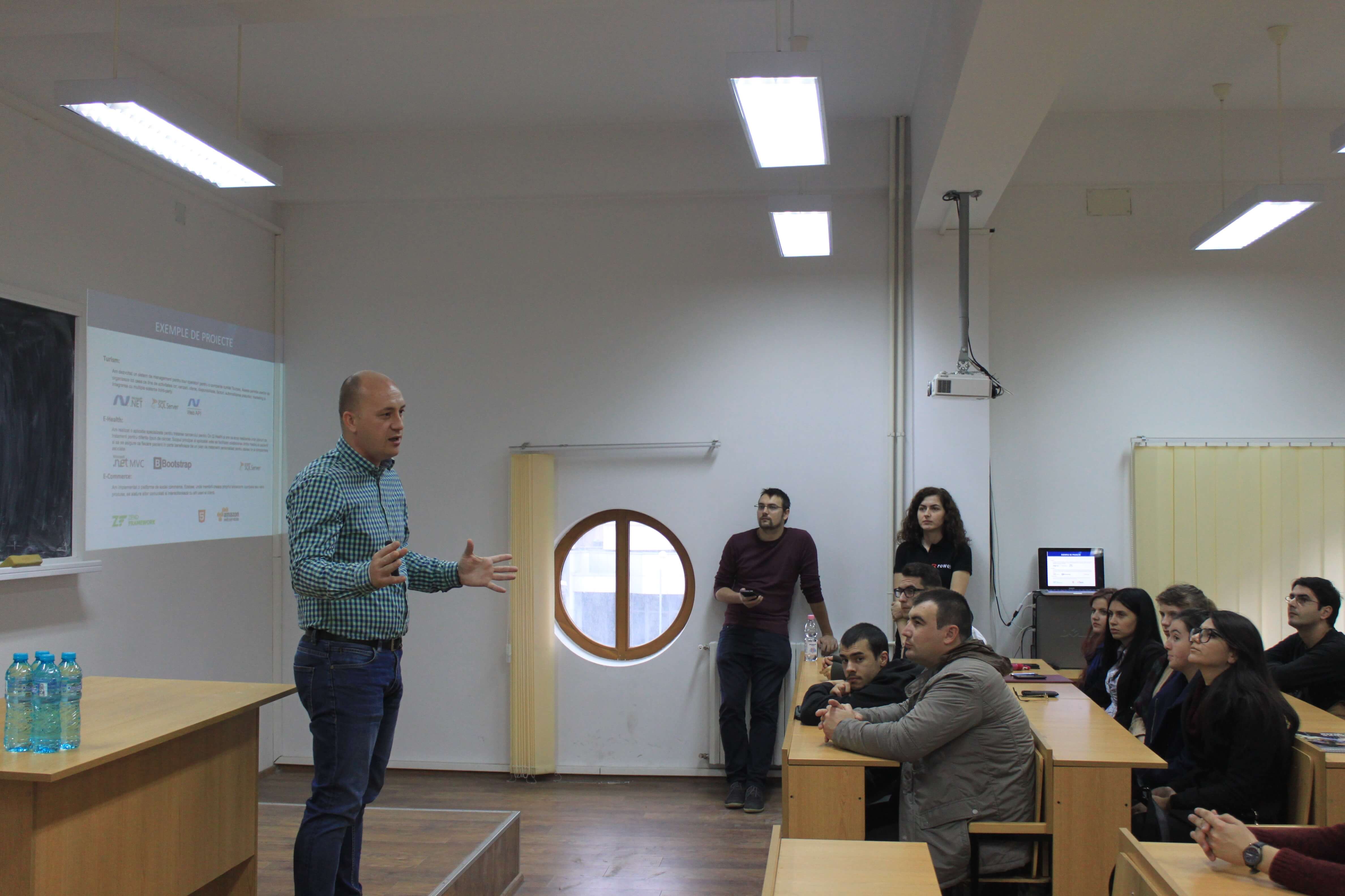 First meeting with the students in Craiova - Blog