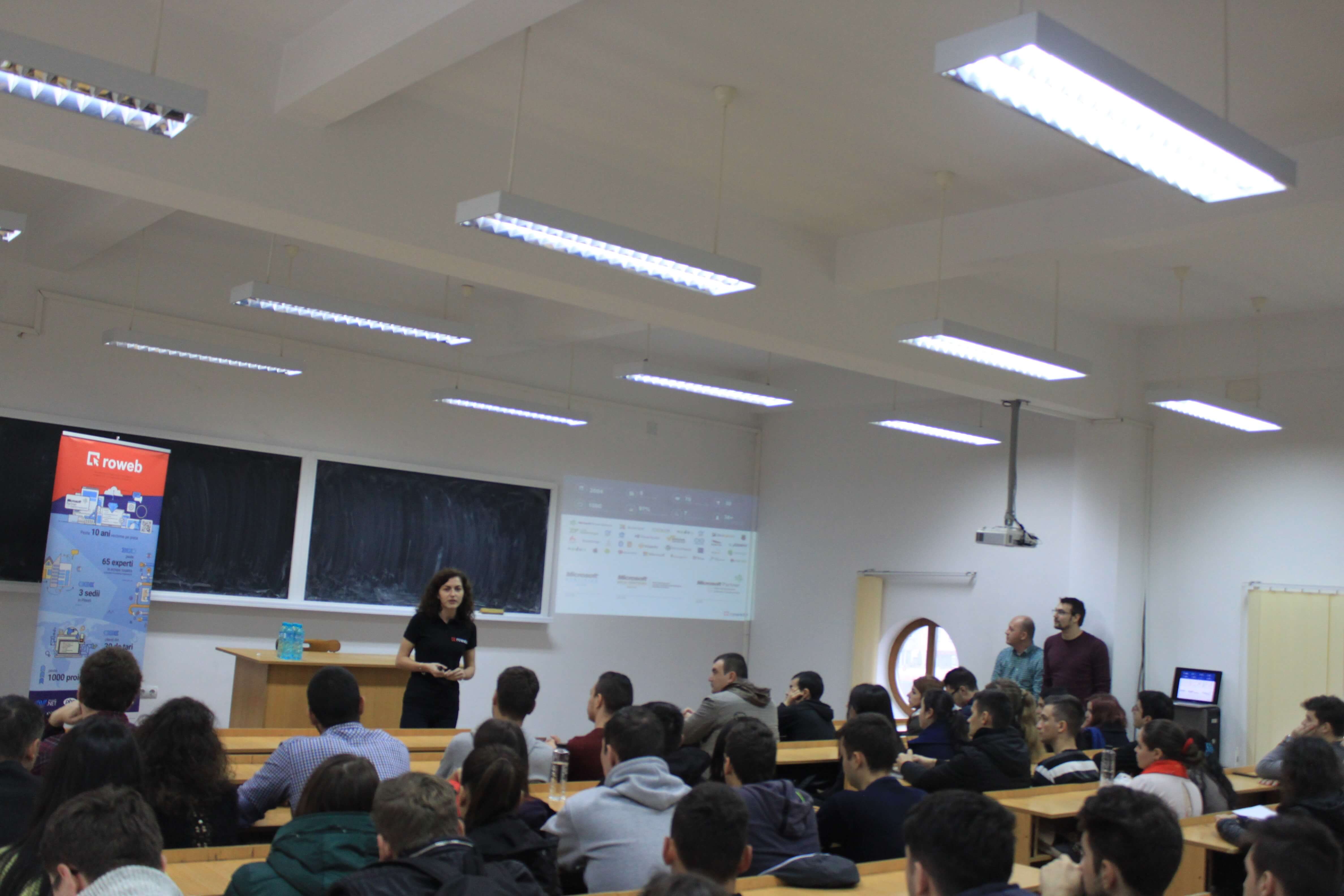 First meeting with the students in Craiova - Blog