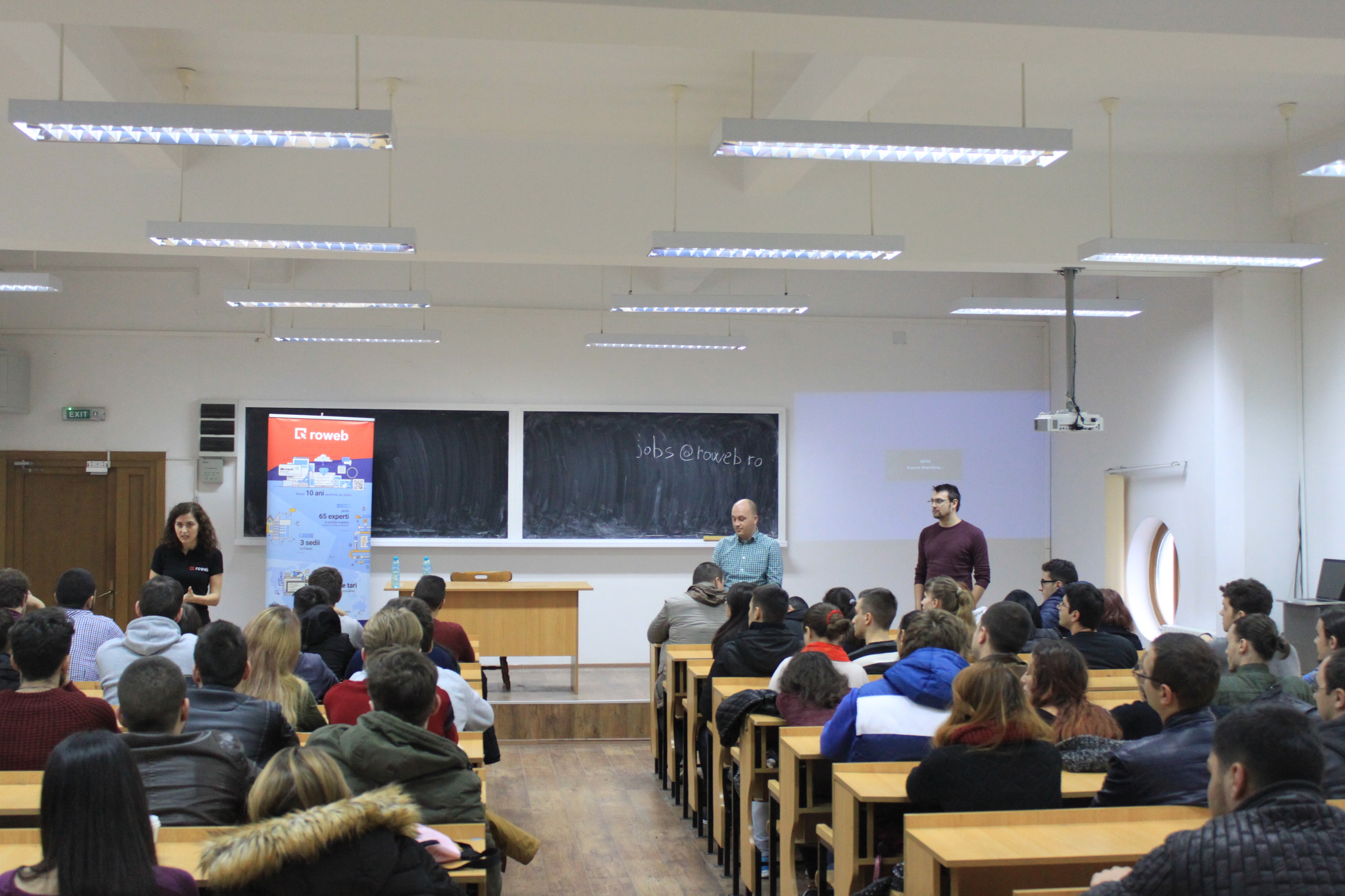 First meeting with the students in Craiova - Blog