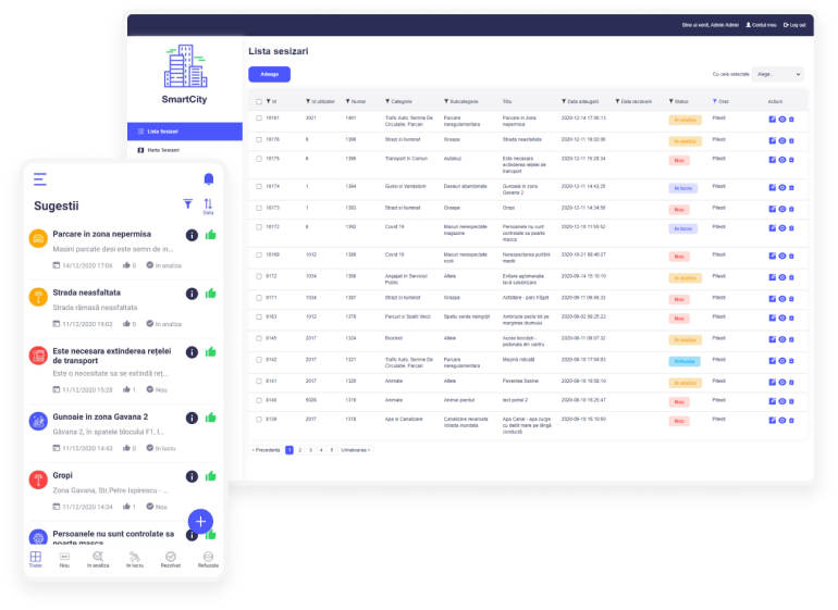 Roweb lanseaza SmartCity: solutia completa pentru servicii publice mai sigure si simplificate
