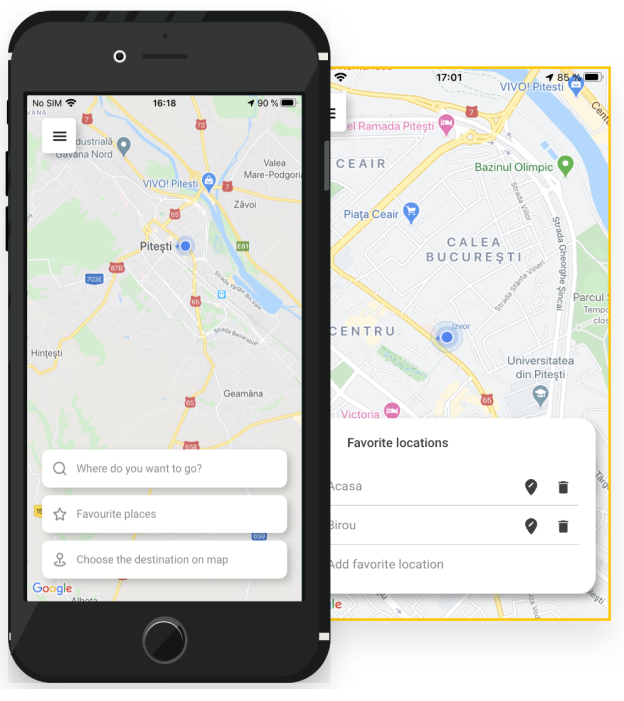 taxi app development