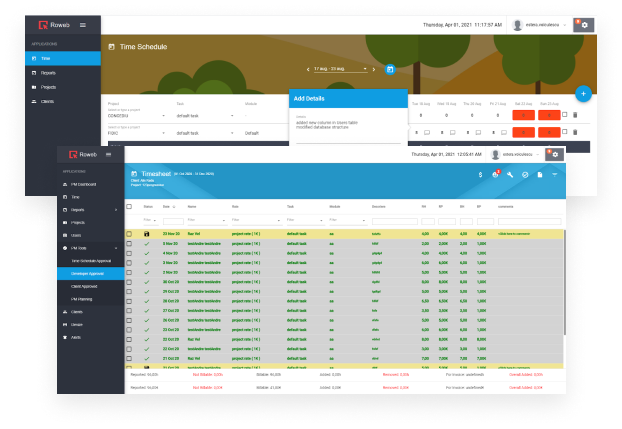 Report - Timereport platform