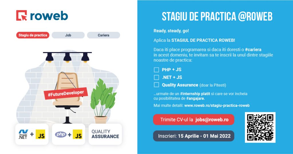 Roweb: 85% dintre studenții care participă la internshipurile plătite